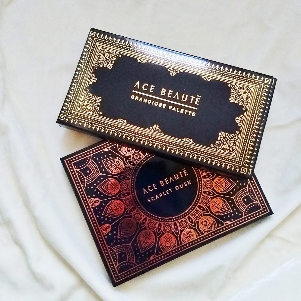 Ace Beaute set of 2 eyeshadow palettes
